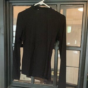 Reformation Long Sleeve black top